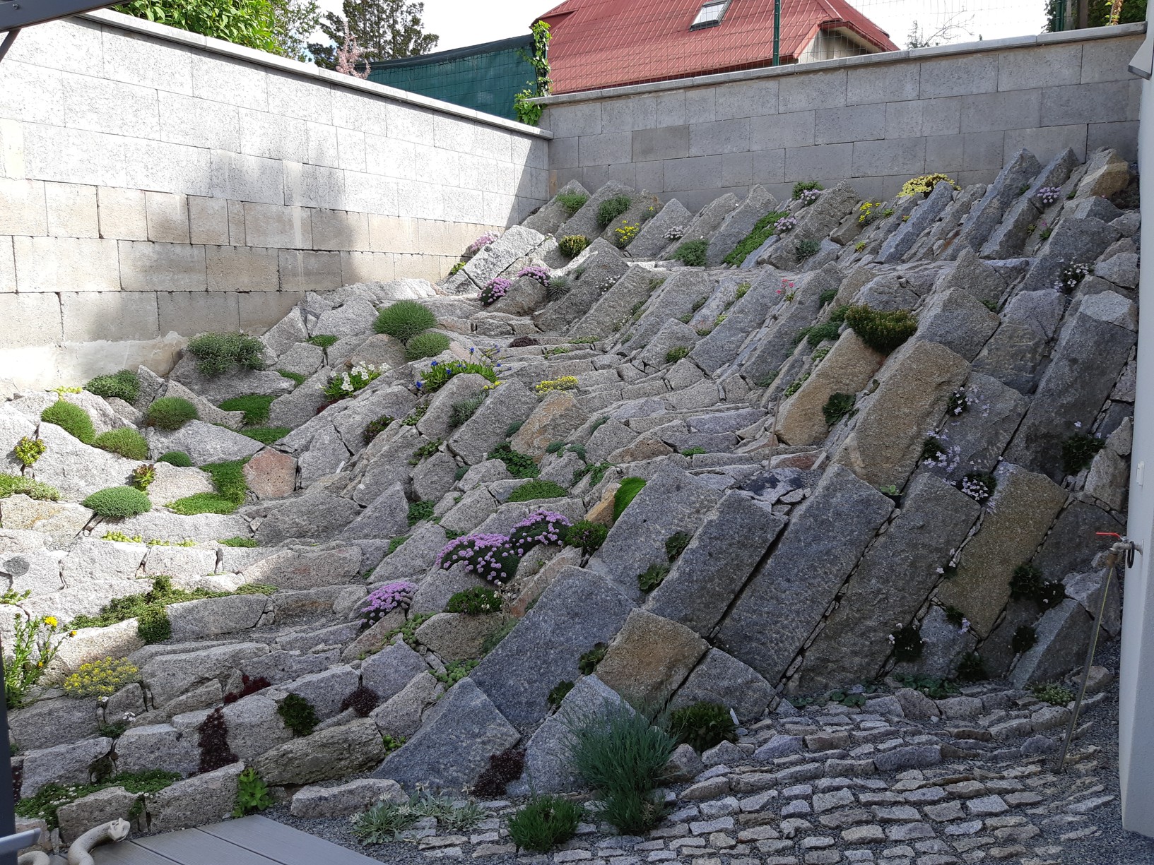 Granite Wall Garden April