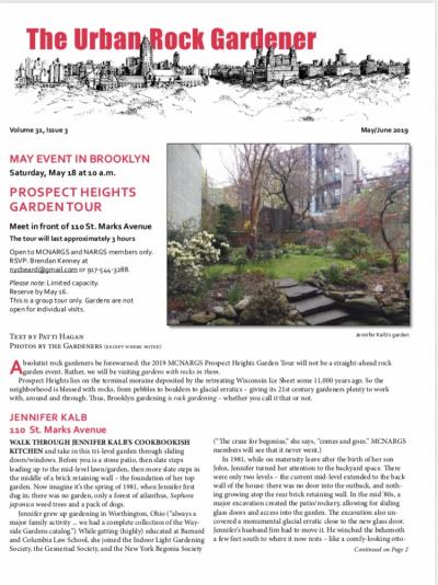 The Urban Rock Gardener May/June 2019