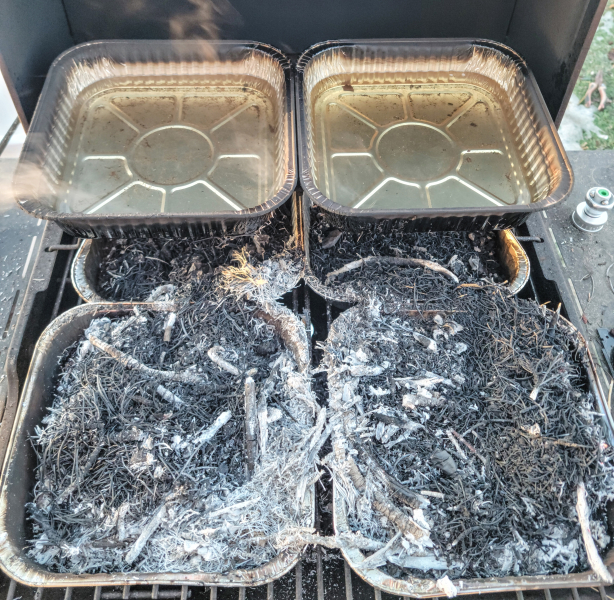 Post-fire the water is more yellowed Post-fire the water is more yellowed