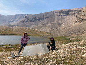 Open-top chambers raise the temperure to study possible effects of a warming climate on the alpine plant Physaria alpina. Open-top chambers raise the temperure to study possible effects of a warming climate on the alpine plant Physaria alpina.