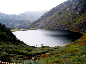 Danakosha Lake in the Titapuri highlands.