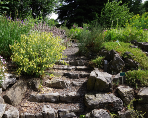 Entrace to the North American garden
