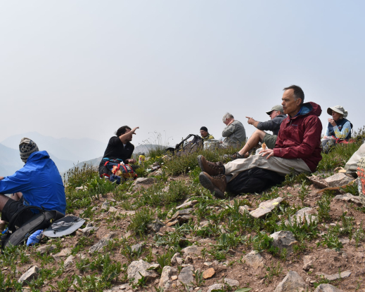 Lunch on Indian Trail Ridge