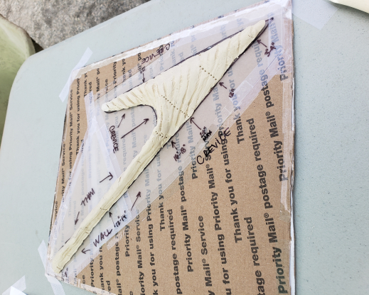 A three-dimentional model of the garden used to guide the construction process A three-dimentional model of the garden used to guide the construction process