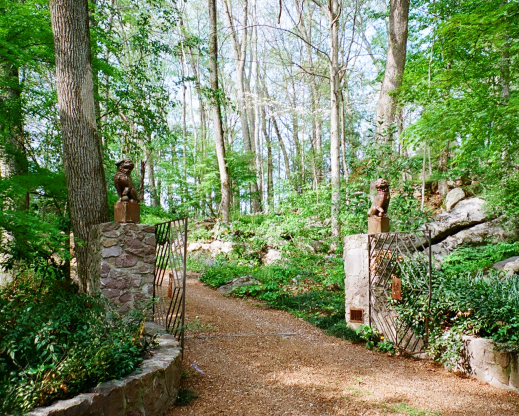 Entrance to the garden