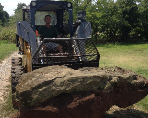 Moving a massive rock Moving a massive rock