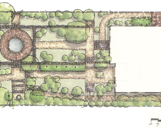 Map of the Elizabeth Lawrence Home and Garden Map of the Elizabeth Lawrence Home and Garden