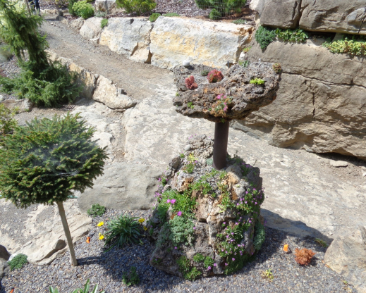 South side of the tufa tower South side of the tufa tower