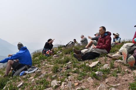 Lunch on Indian Trail Ridge