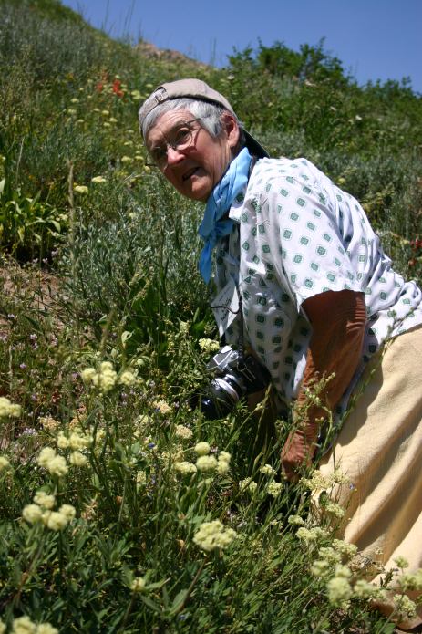 Sally Walker in Utah in 2006 (Photo by Cathy King)