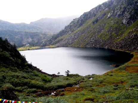 Danakosha Lake in the Titapuri highlands.