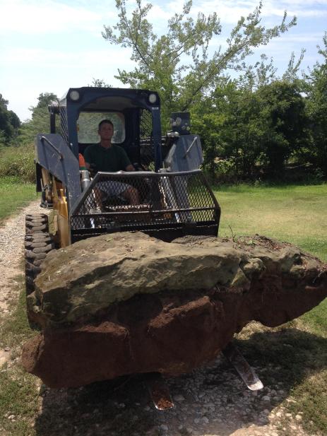 Moving a massive rock