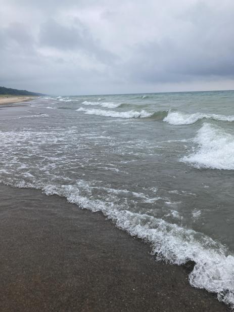 Waves on Lake Michigan